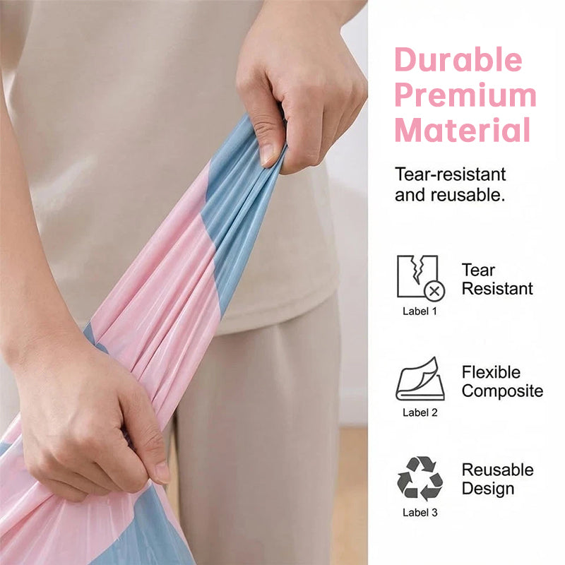 Pump-Free 3D Vacuum Bags, 3-Sec Compression, Reusable
