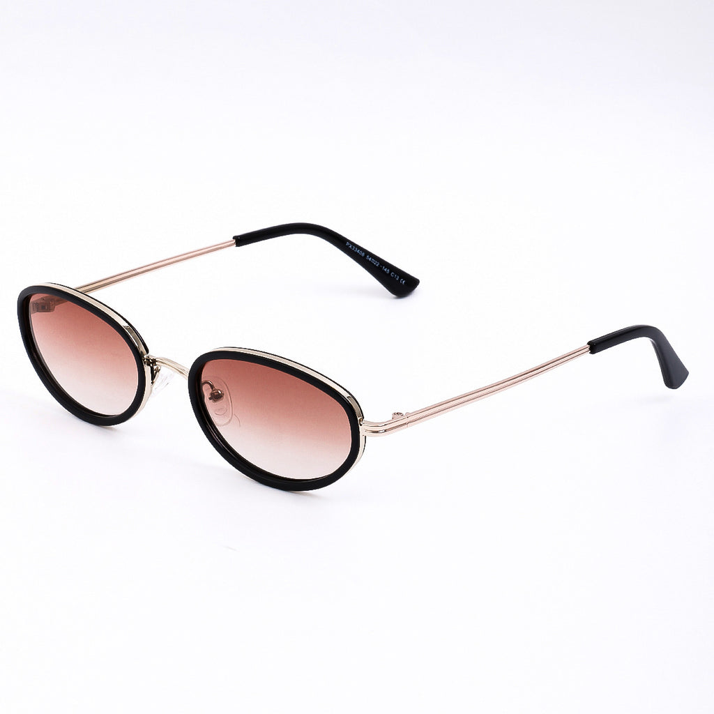 Oval Sunglasses for Men & Women | UV400 Metal Frame | Trendy Design