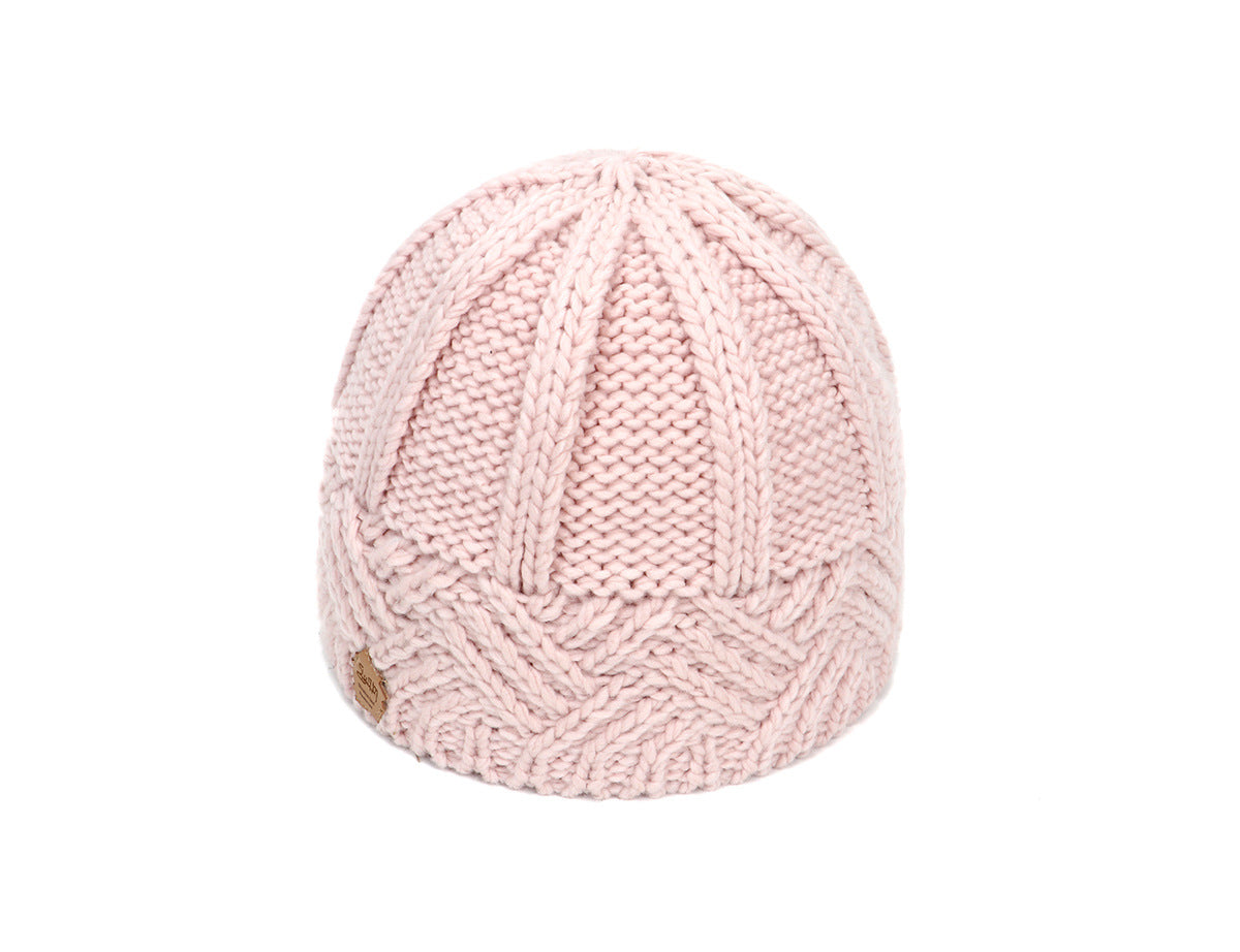Diamond Grid Knitted Hat