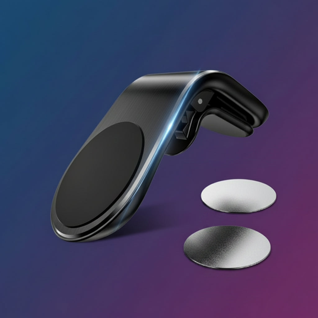 Magnetic Car Phone Mount – Universal Holder for iPhones, Androids & Tablets