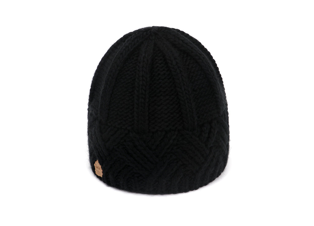 Diamond Grid Knitted Hat