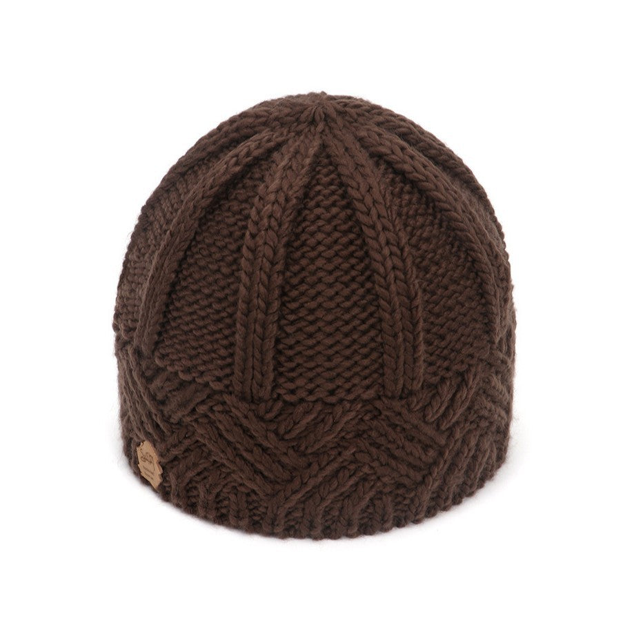 Diamond Grid Knitted Hat