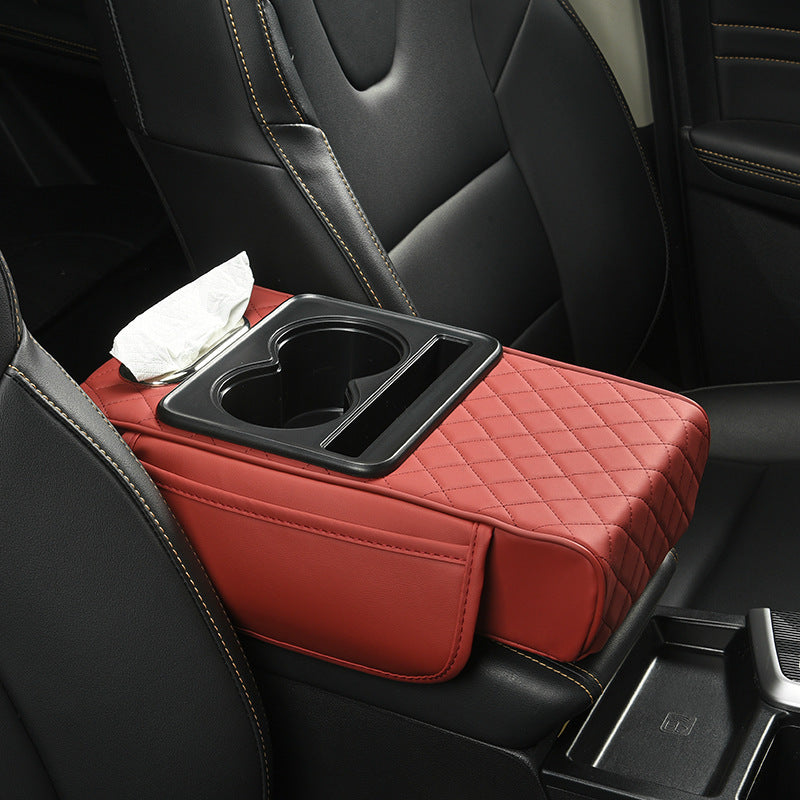 Car Armrest Pad & Cup Holder