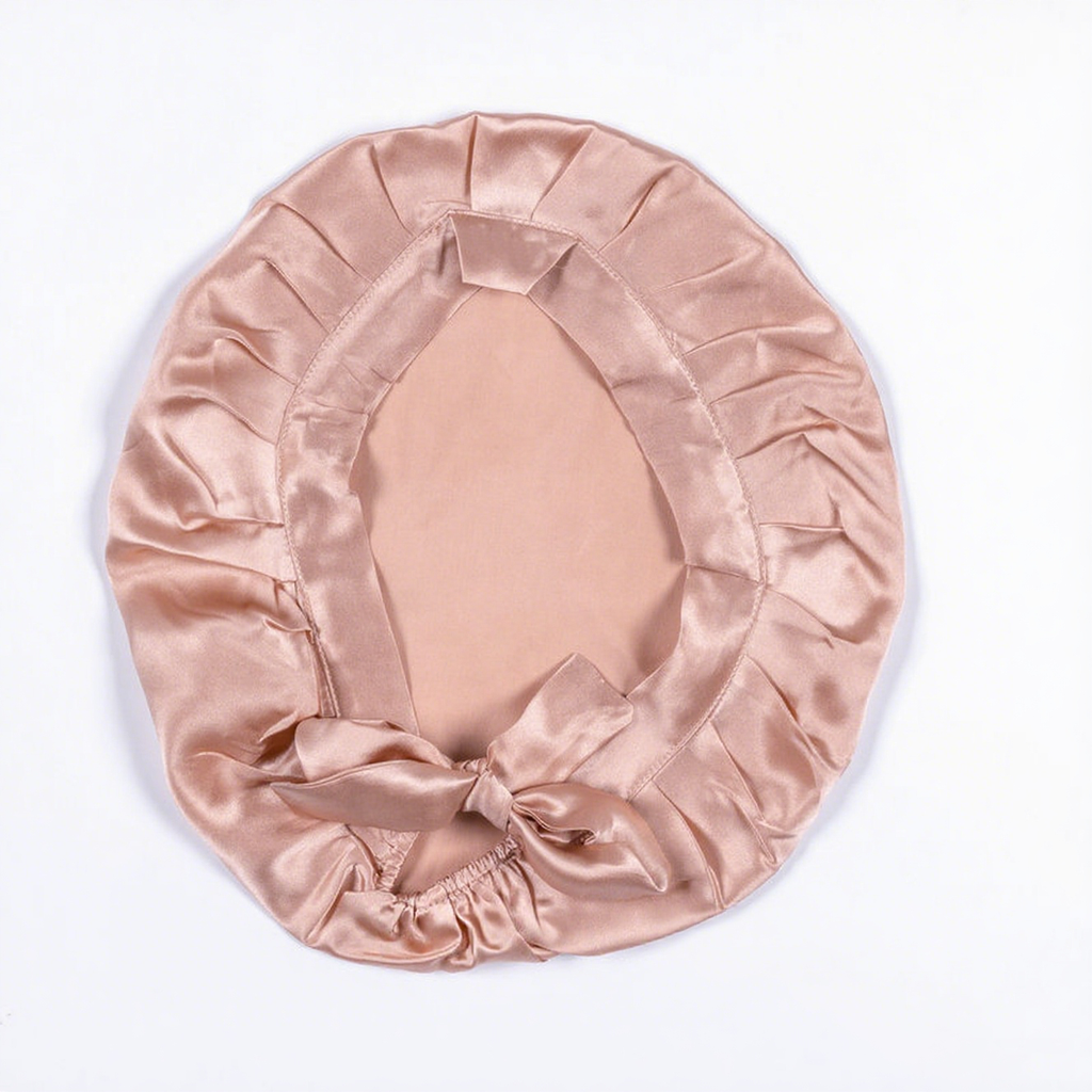 Bath cap silk headscarf cap women's hair care cap