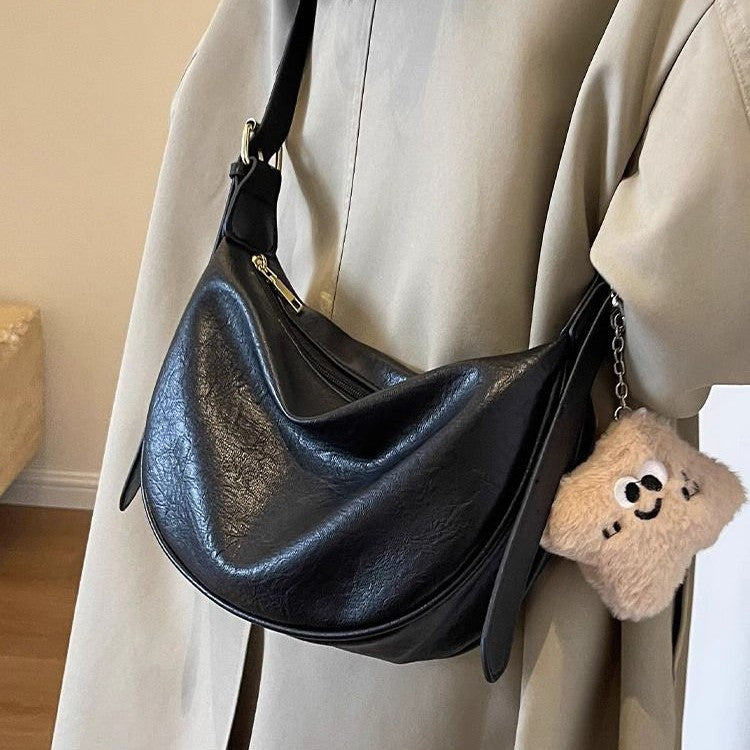 Trendy Shoulder Dumpling bag