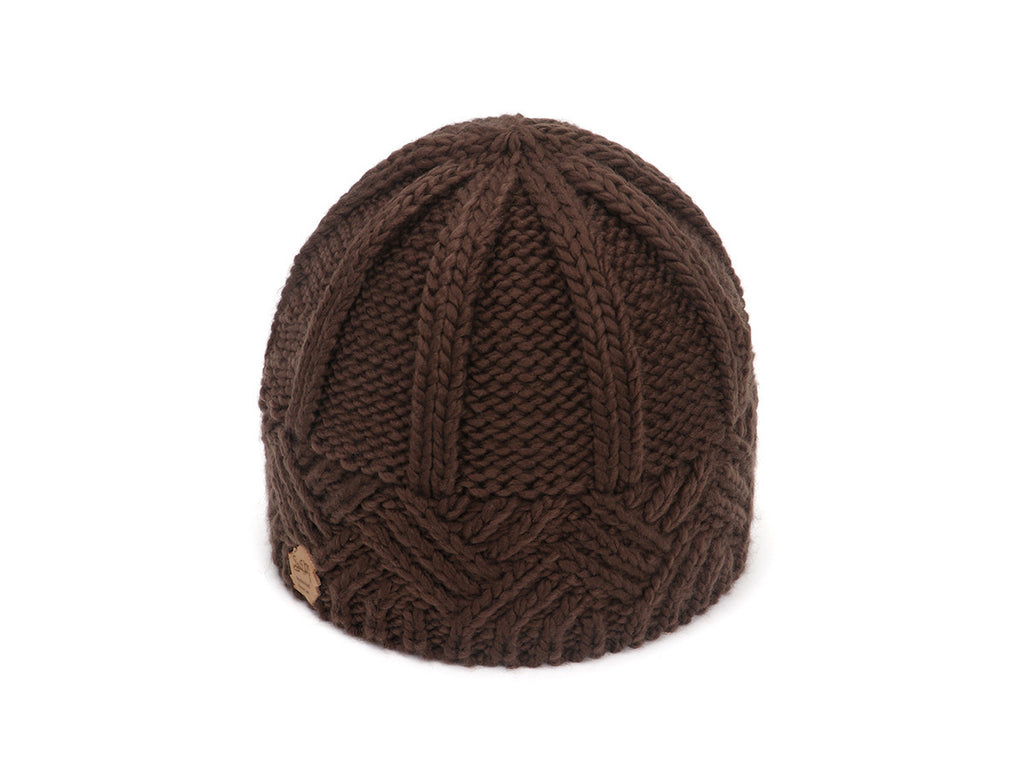 Diamond Grid Knitted Hat