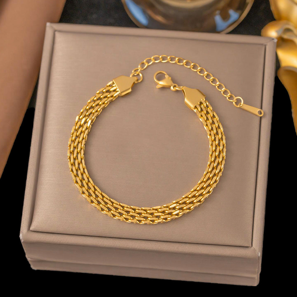 Titanium Steel Woven Bracelet