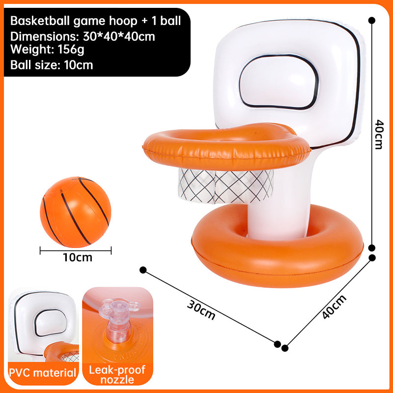 Inflatable Pool Basketball Hoop – Kids Water Party Game & Summer Gift