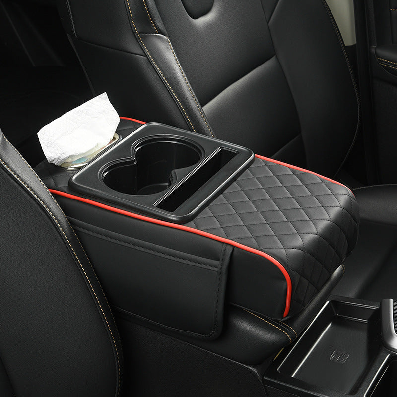 Car Armrest Pad & Cup Holder