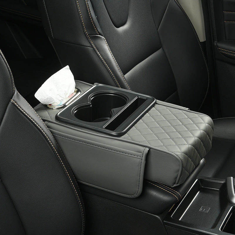 Car Armrest Pad & Cup Holder