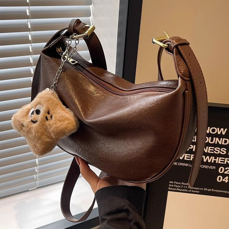 Trendy Shoulder Dumpling bag