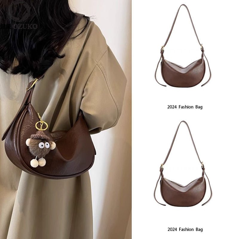 Trendy Shoulder Dumpling bag