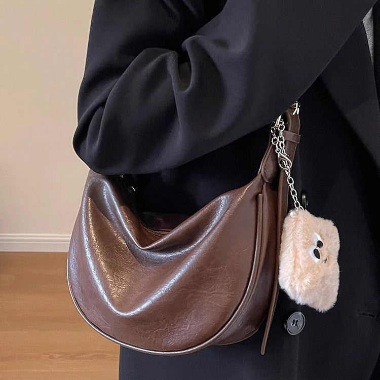 Trendy Shoulder Dumpling bag