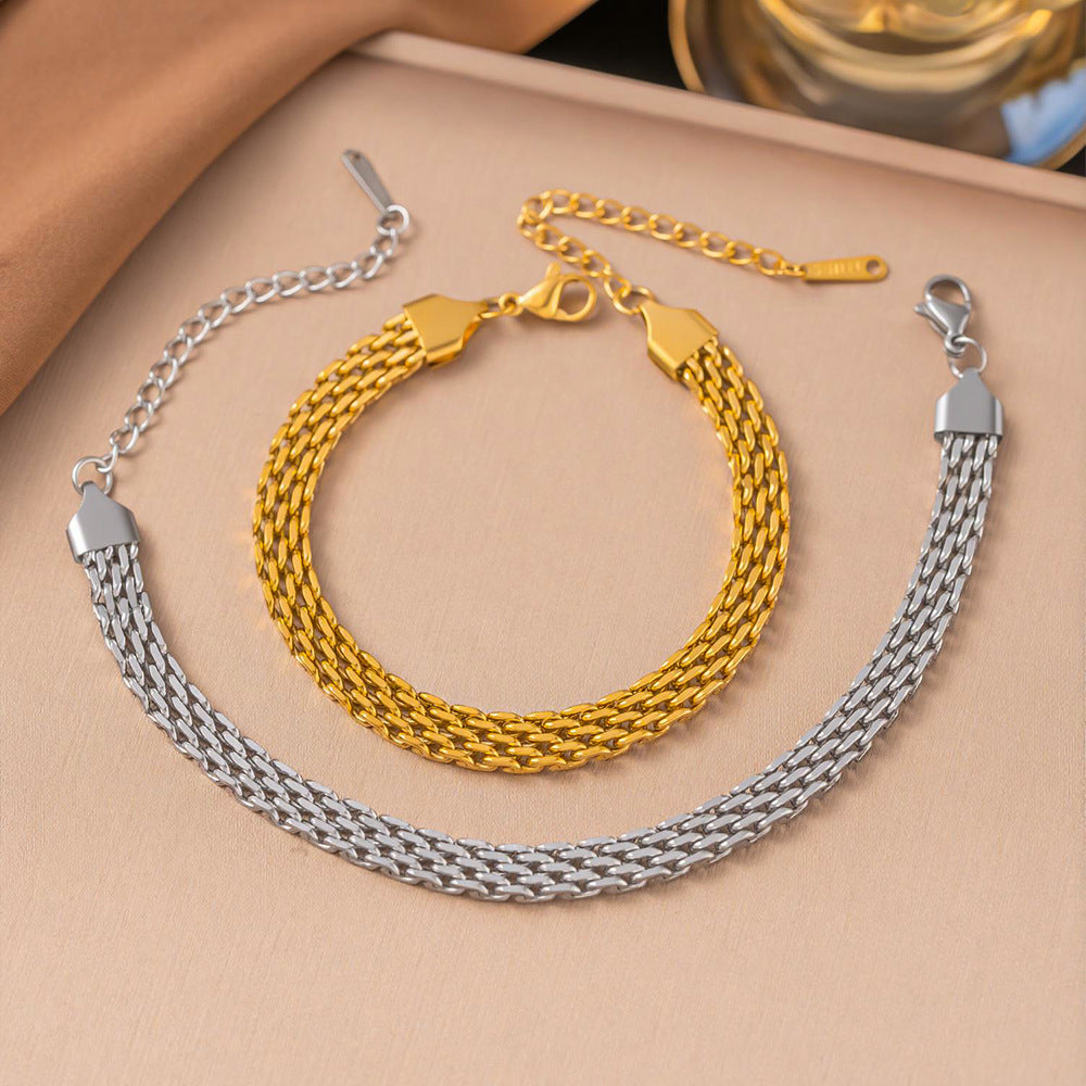 Titanium Steel Woven Bracelet