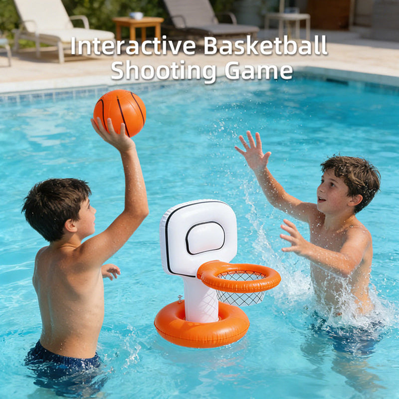 Inflatable Pool Basketball Hoop – Kids Water Party Game & Summer Gift