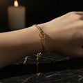 Knot Snake Bone Bracelet
