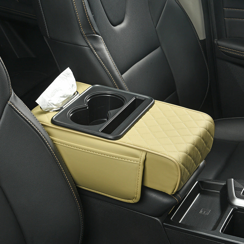 Car Armrest Pad & Cup Holder