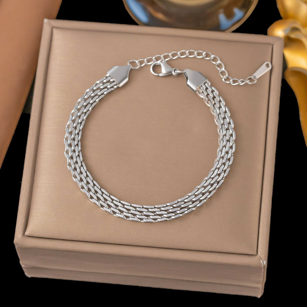 Titanium Steel Woven Bracelet