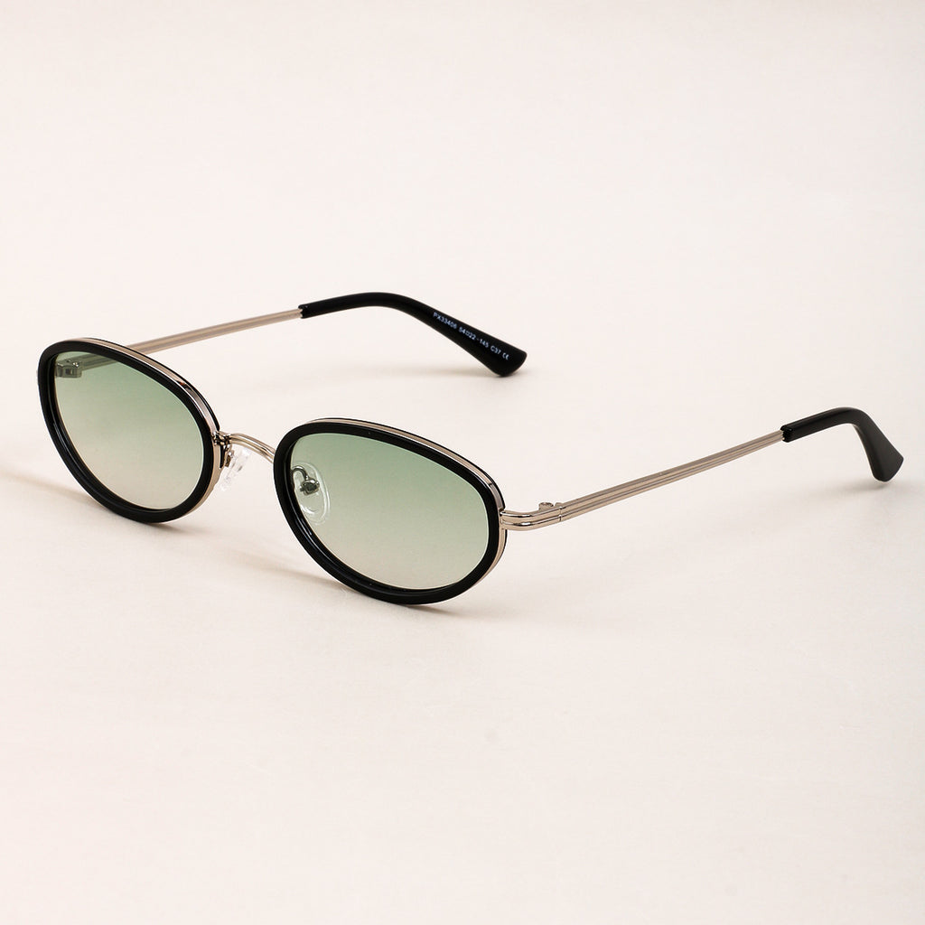 Oval Sunglasses for Men & Women | UV400 Metal Frame | Trendy Design