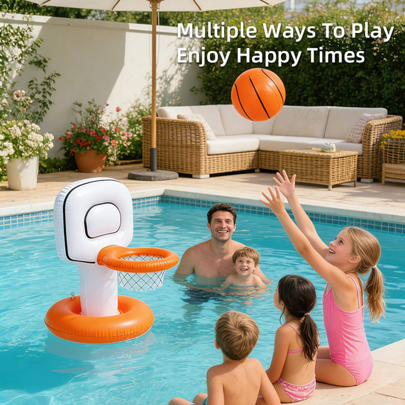 Inflatable Pool Basketball Hoop – Kids Water Party Game & Summer Gift