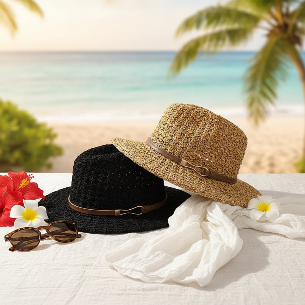 Ladies' top hat, sun hat, sun protection