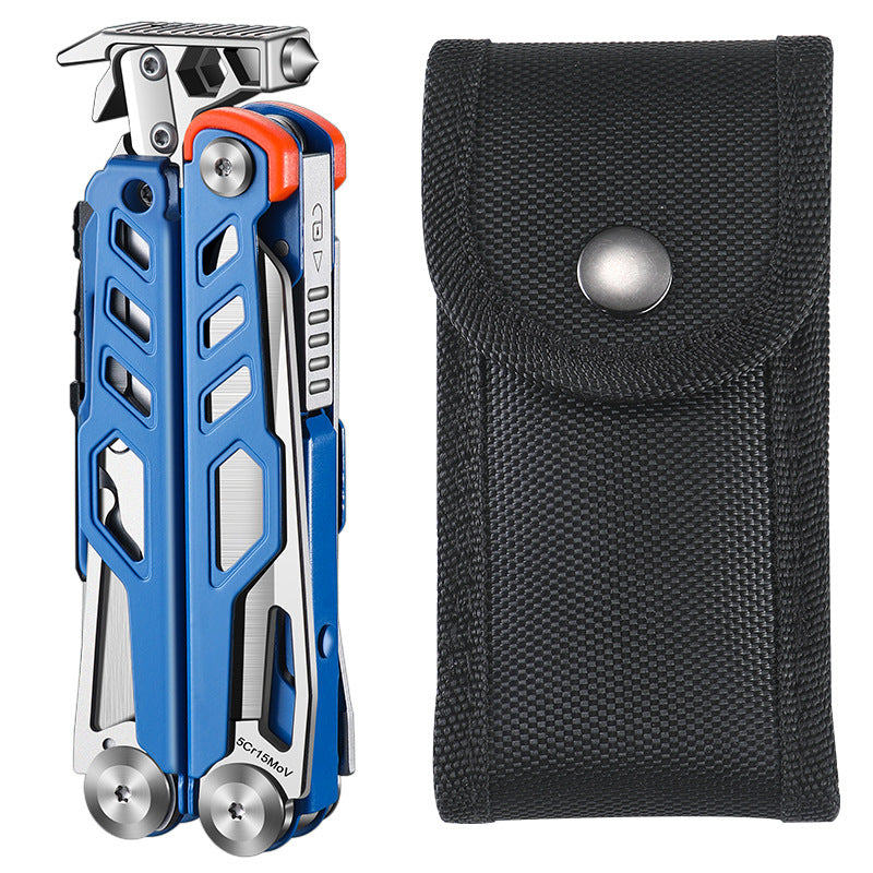 Compact Folding Multi-Tool with Pliers & Blade, Portable Camping & Vehicle Emergency Tool