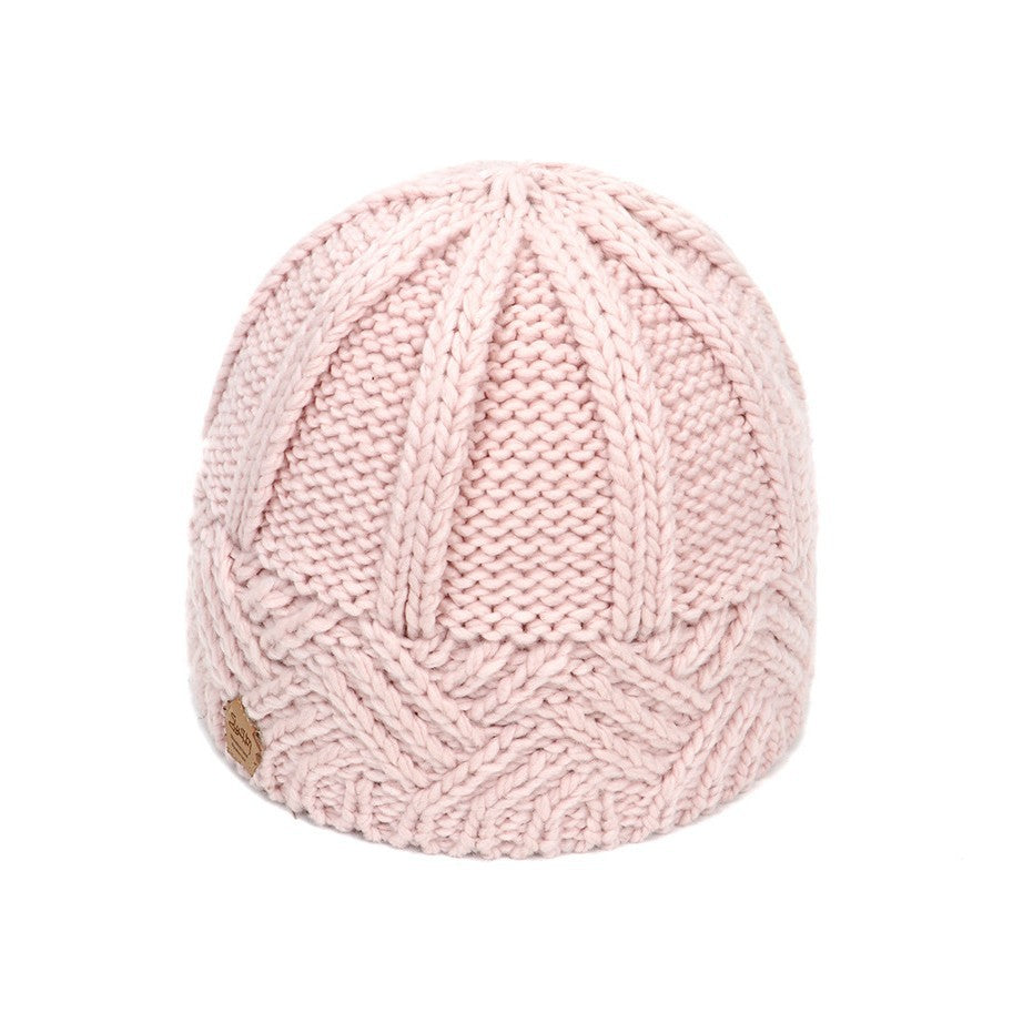 Diamond Grid Knitted Hat