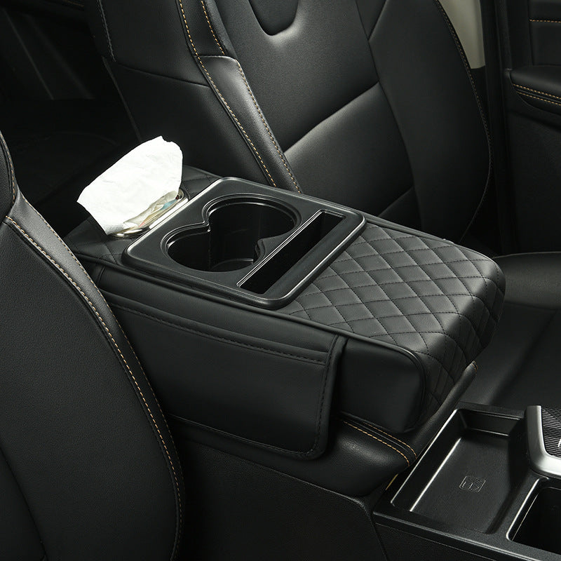 Car Armrest Pad & Cup Holder