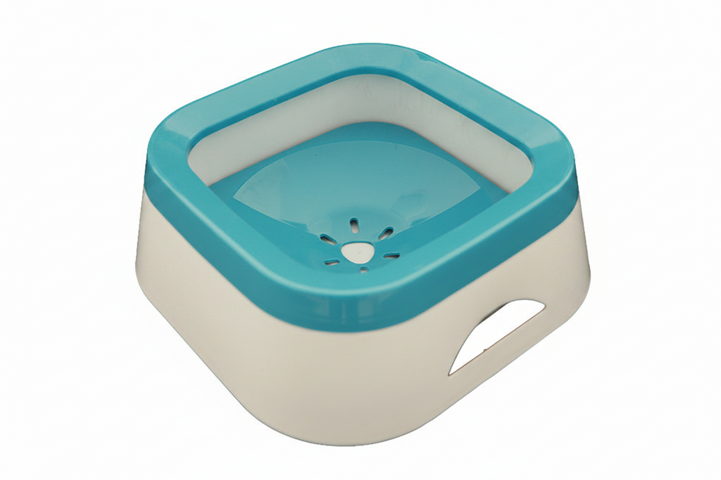 No-Splash Cat Water Bowl | Floating Disk Anti-Wet Design | Whisker-Friendly